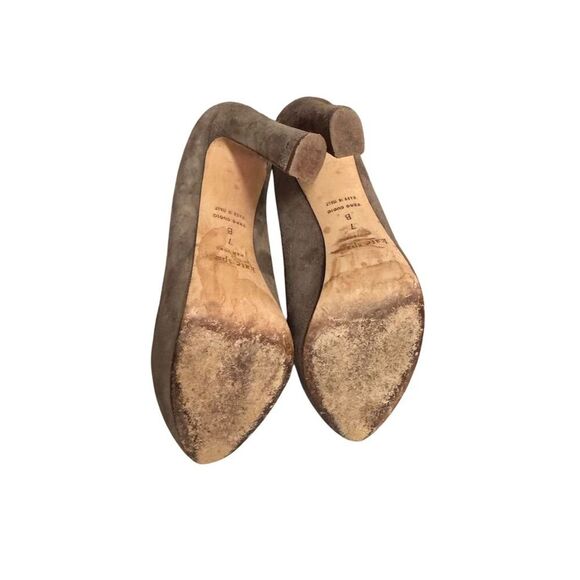 Kate Spade NY Women's Suede Platform Pumps Brown Size 8 - Picture 9 of 9